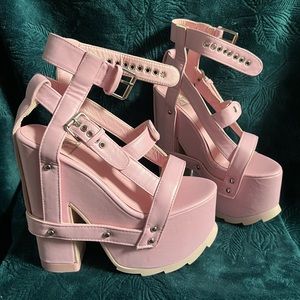 Platform High Wedges Size 6